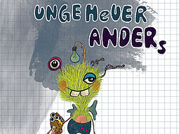Ungeheuer Anders gezeichnetes kleines Ungeheuer